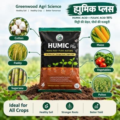 Humic Plus (Humic Acid + Fulvic Acid 98% Water Soluble)